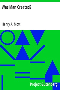 Cover of Was Man Created?