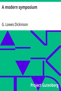 Cover of A modern symposium