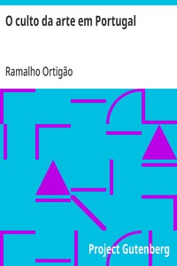 Cover of O culto da arte em Portugal