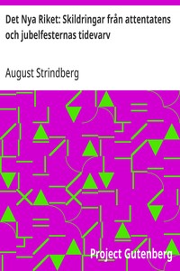 Cover of Det Nya Riket: Skildringar från attentatens och jubelfesternas tidevarv
