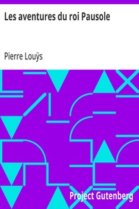 Cover of Les aventures du roi Pausole