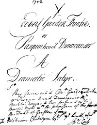 Cover of The Covent Garden Theatre, or Pasquin Turn'd Drawcansir