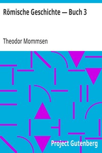 Cover of Römische Geschichte — Buch 3