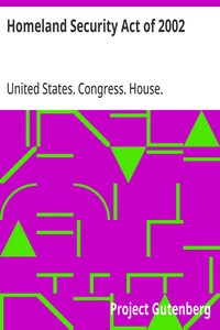 Cover of Homeland Security Act of 2002 Updated Through October 14, 2008