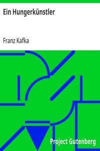 Cover of Ein Hungerkünstler