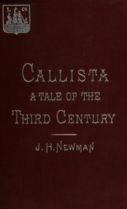 Cover of Callista : a Tale of the Third Century