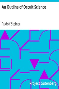 Cover of An Outline of Occult Science