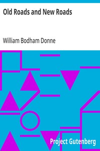 Cover of Old Roads and New Roads
