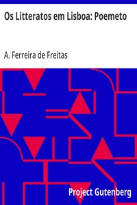 Cover of Os Litteratos em Lisboa: Poemeto