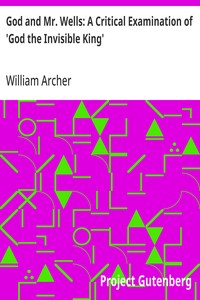 Cover of God and Mr. Wells: A Critical Examination of 'God the Invisible King'