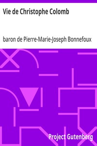 Cover of Vie de Christophe Colomb