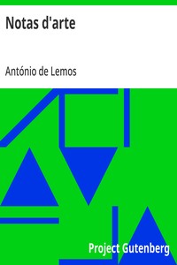 Cover of Notas d'arte