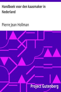 Cover of Handboek voor den kaasmaker in Nederland