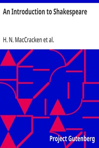 Cover of An Introduction to Shakespeare