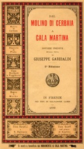 Cover of Dal molino di Cerbaia a Cala Martina Notizie inedite sulla vita di Giuseppe Garibaldi