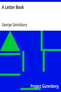 Cover of A Letter Book Selected with an Introduction on the History and Art of Letter-Writing