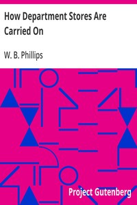 Cover of How Department Stores Are Carried On