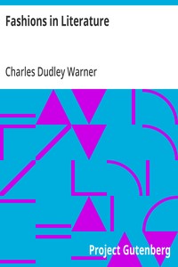 Cover of Fashions in Literature