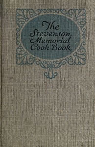 Cover of Stevenson Memorial Cook Book