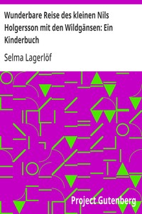 Cover of Wunderbare Reise des kleinen Nils Holgersson mit den Wildgänsen: Ein Kinderbuch