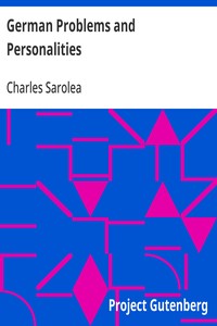 Cover of German Problems and Personalities