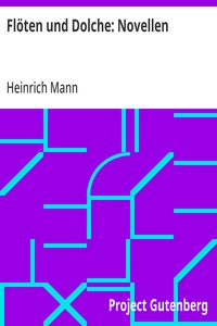 Cover of Flöten und Dolche: Novellen