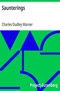 Cover of Saunterings
