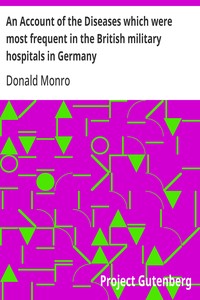 Cover of An Account of the Diseases which were most frequent in the British military hospitals in Germany