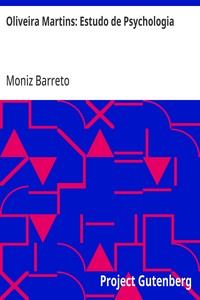 Cover of Oliveira Martins: Estudo de Psychologia
