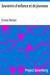 Cover of Souvenirs d'enfance et de jeunesse