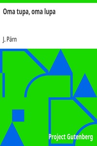 Cover of Oma tupa, oma lupa