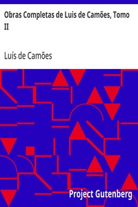 Cover of Obras Completas de Luis de Camões, Tomo II