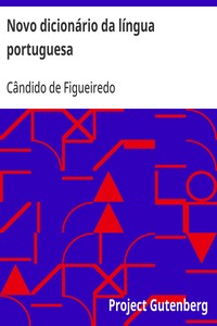 Cover of Novo dicionário da língua portuguesa