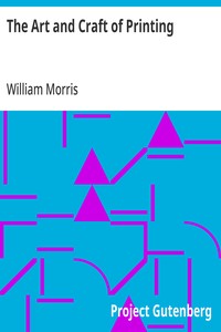 Cover of The Art and Craft of Printing