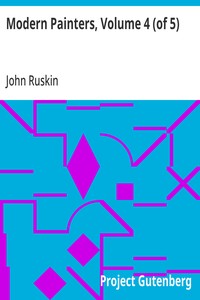 Cover of Modern Painters, Volume 4 (of 5)