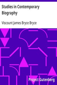 Cover of Studies in Contemporary Biography
