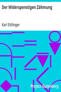 Cover of Der Widerspenstigen Zähmung