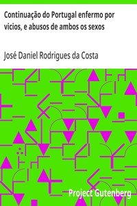 Cover of Continuação do Portugal enfermo por vicios, e abusos de ambos os sexos