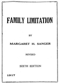 Cover of Family Limitation