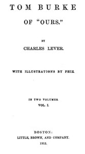 Cover of Tom Burke Of "Ours", Volume I