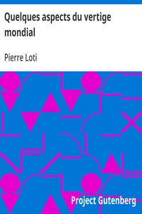 Cover of Quelques aspects du vertige mondial