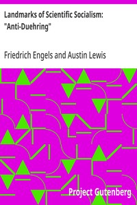 Cover of Landmarks of Scientific Socialism: "Anti-Duehring"