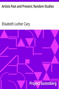 Cover of Artists Past and Present; Random Studies