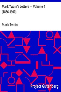 Cover of Mark Twain's Letters — Volume 4 (1886-1900)