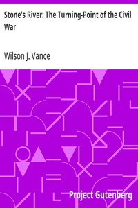 Cover of Stone's River: The Turning-Point of the Civil War