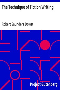 Cover of The Technique of Fiction Writing