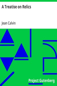 Cover of A Treatise on Relics