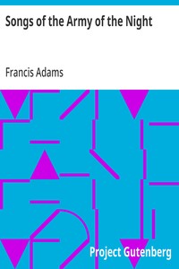 Cover of Songs of the Army of the Night