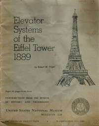 Cover of Elevator Systems of the Eiffel Tower, 1889