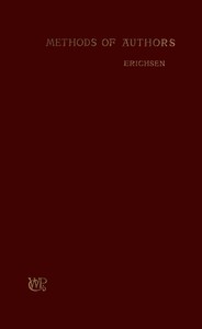 Cover of Methods of Authors